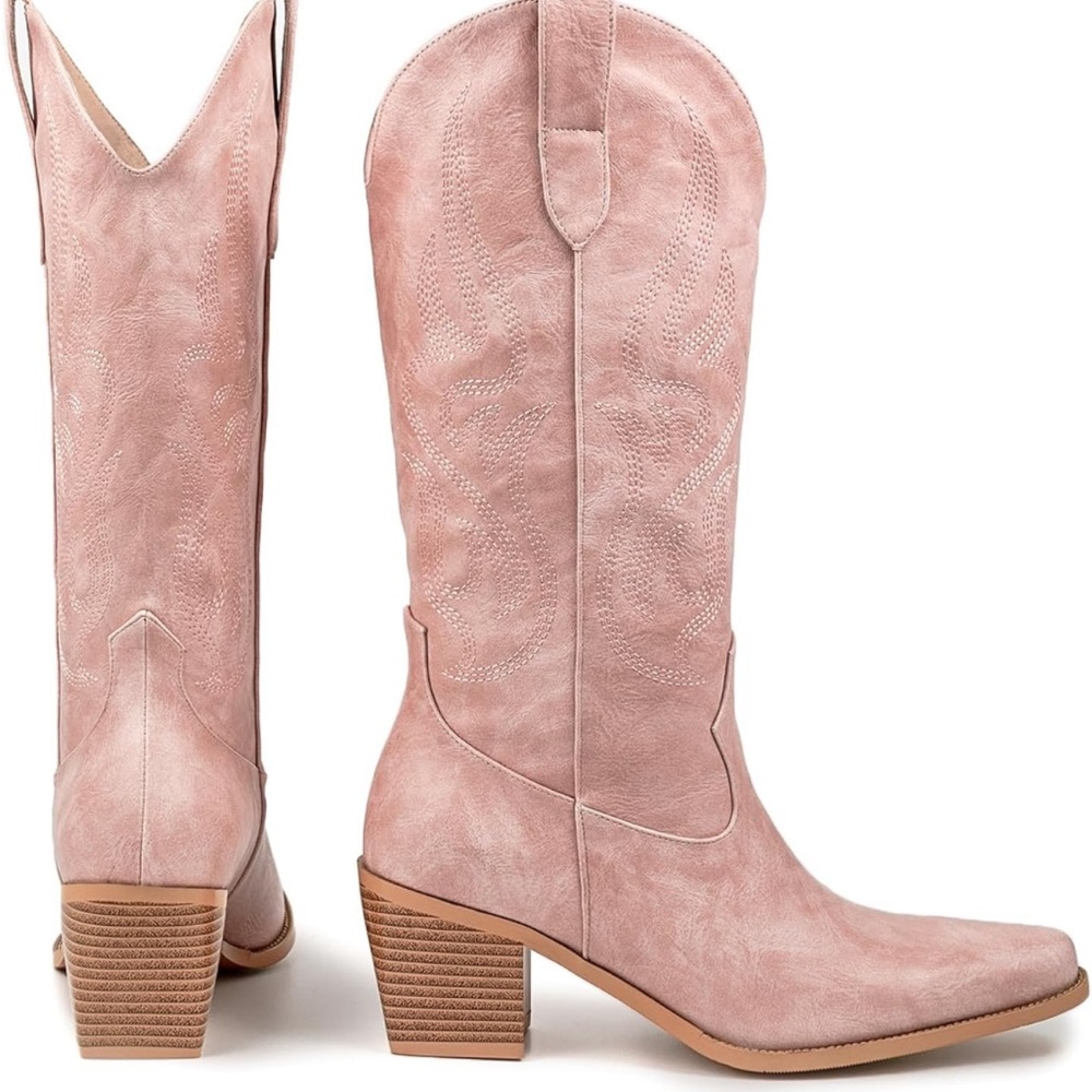 Pink Western Boot